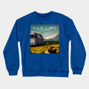 Van Life Camper RV Outdoors in Nature Crewneck Sweatshirt
